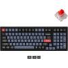 Keychron K4 Pro Custom Wireless Mechanical Keyboard, 96 Keys Hot-swappable QMK/VIA Programmable Macro with K Pro Brown Switch RGB Backlit Compatible Mac Windows Linux – Black(Keychron K Pro Red Switch)