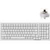Keychron K4 Pro QMK/VIA Bluetooth Wireless Mechanical Keyboard, 96% Layout Custom Programmable Gaming Keyboard with White Backlight, Hot-Swappable K Pro Red Switch for Mac Windows Linux – White(Hot-swap Brown)