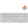 Keychron K4 Pro QMK/VIA Bluetooth Wireless Mechanical Keyboard, 96% Layout Custom Programmable Gaming Keyboard with White Backlight, Hot-Swappable K Pro Red Switch for Mac Windows Linux – White(Hot-swap Silent Red)