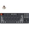 Keychron K8 87 Keys Wireless Mechanical Keyboard, 80% Layout Bluetooth TKL Tenkeyless RGB Backlight with Gateron G Pro Brown Switch Aluminum Frame USB-C Wired Gaming Keyboard for Mac Windows(Gateron Brown Switch)