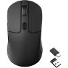 Keychron M3 Wireless Gaming Optical Mouse, Tri-Mode 2.4 GHz/Bluetooth 5.1/Wired, PixArt PAW 3395 Sensor, 4000Hz Polling Rate, 79g Lightweight Programmable Macro Button for Windows PC/Mac – Black(Black)