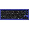 Keychron Q2 Custom Mechanical Keyboard Full Aluminum Wired Barebone Version, QMK/VIA Programmable Macro, Compatible with Mac Windows Linux, Hot-Swappable 65% Layout, Double-Gasket DIY Kit – Blue(Blue)