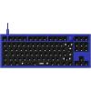 Keychron Q3 Barebone Kit ISO EU Knob Version, QMK/VIA Wired Custom Mechanical Keyboard, Full Aluminum Hot-swappable Tenkeyless Layout Double-Gasket DIY, Programmable Macro for Mac Windows Linux – Blue(Blue)