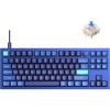 Keychron Q3 RGB Tenkeyless Layout QMK/VIA Programmable Macro Hot-swappable Wired Custom Mechanical Keyboard with Gateron G Pro Blue Switch Double Gasket Compatible with Mac Windows Linux (Blue)(Hot-swap RGB Gateron G Pro Blue Switch)