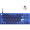 Keychron Q3 RGB Tenkeyless Layout QMK/VIA Programmable Macro Hot-swappable Wired Custom Mechanical Keyboard with Gateron G Pro Blue Switch Double Gasket Compatible with Mac Windows Linux (Blue)(Hot-swap RGB Gateron G Pro Brown Switch)