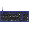 Keychron Q5 96% Layout Hot-Swappable Wired Custom Mechanical Keyboard Knob Barebone Version, QMK/VIA Programmable Macro, Full Aluminum, RGB Backlight, Double Gasket DIY Kit for Linux Mac Windows-Blue(Blue)