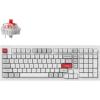 Keychron Q5 Pro QMK/VIA Wireless Custom Mechanical Keyboard, Full Aluminum 96% Layout with Programmable Knob, Double-Gasket Design with Hot-swappable K Pro Red Switch for Mac Windows Linux – White(Hot-swappable K Pro Red Switch)