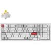Keychron Q5 Pro QMK/VIA Wireless Custom Mechanical Keyboard, Full Aluminum 96% Layout with Programmable Knob, Double-Gasket Design with Hot-swappable K Pro Red Switch for Mac Windows Linux – White(Hot-swappable K Pro Banana Switch)