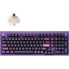 Keychron Q5 Pro Wireless QMK/VIA Mechanical Keyboard, Full Customizable 96% Layout with Programmable Knob, Hot-swappable K Pro Brown Switch Compatible with Mac Windows Linux – Purple(Hot-swappable K Pro Brown Switch)