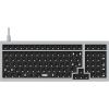 Keychron Q5 Wired Custom Mechanical Keyboard Full Aluminum Barebone Version, Hot-Swappable 96% Layout, Double-Gasket DIY Kit, QMK/VIA Programmable Macro Compatible with Mac Windows Linux – Blue(Grey)