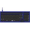 Keychron Q5 Wired Custom Mechanical Keyboard Full Aluminum Barebone Version, Hot-Swappable 96% Layout, Double-Gasket DIY Kit, QMK/VIA Programmable Macro Compatible with Mac Windows Linux – Blue(Blue)