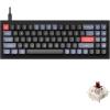 Keychron Q7 70% Layout Hot-Swappable RGB Wired Custom Mechanical Keyboard Compatible with Mac Windows Linux, QMK/VIA Programmable Macro Gateron G Pro Red Switch Double Gasket Kit Full Aluminum-Blue(Gateron G Pro Brown Switch – Black)