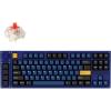 LEMOKEY L3 TKL Layout Wireless QMK/Launcher Full-Metal Hot-Swappable RGB Backlight Custom Mechanical Keyboard for Windows/Linux,Gateron Red Switch,Fully Assembled Knob-Blue
