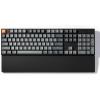 Silicone Wrist Rest for Keychron K10 Pro / K10 Max/ K10 HE / Q6 / Q6 Pro / Q6 Max / Q6 HE / V6 / V6 Max, 17.6″ Non-Slip Palm Rest, 100% Full-Sized Mechanical Keyboards Support with Typing Pain Relief(Black)