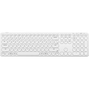 Keychron B5 Pro Ultra-Slim 2.4 GHz Bluetooth Keyboard Wireless 100% Full-Size 548g Lightweight Launcher Support with 300 Hours Battery Life Compatible for Mac Windows Linux – Space Gray(Ivory White)