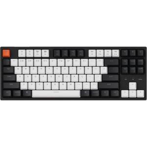 Keychron C1 87 Key TKL Wired Mechanical Keyboard for Mac Windows, 80% Layout Gateron Brown Switch White LED Backlit Double-Shot ABS Keycaps, USB-C Gaming Keyboard for Gamer/Typists/Office(Red Switch)