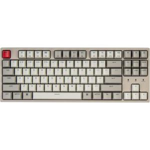 Keychron C1 Hot-swappable Wired Mechanical Keyboard for Mac Layout, Keychron Mechanical Brown Switch/USB Type-C Cable/Double-Shot ABS Keycaps Tenkeyless 87 Keys Computer Keyboard for Windows PC