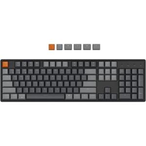 Keychron K10 Full Size Layout 104-Key Wireless Mechanical Keyboard, Hot-Swappable RGB Backlight with Gateron G Pro Brown Switch Aluminum Bluetooth/Wired Gaming Keyboard for Mac Windows(Gateron Brown Switch)