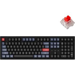 Keychron K10 Pro Wireless Custom Mechanical Keyboard, 100% Layout QMK Programmable Bluetooth/Wired RGB Backlit with Hot-swappable Keychron K Pro Brown Switch Compatible with Mac Windows Linux(Hot-swap RGB Keychron K Pro Red Switch)