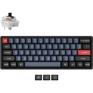 Keychron K12 Pro QMK/VIA Wireless Mechanical Keyboard Custom Programmable Macro with Hot-Swappable Keychron K Pro Brown Switch 60% Compact Layout RGB Backlit Aluminum Frame for Mac Windows Linux(Keychron K Pro Brown Switch)
