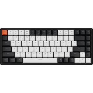 Keychron K2 75% Layout 84 Keys Hot-swappable Bluetooth Wireless/USB Wired Mechanical Keyboard with Super Red Switch/Double-Shot PBT Keycaps/RGB Backlight/Aluminum Frame for Mac Windows Version 2(Gateron Blue Switch)
