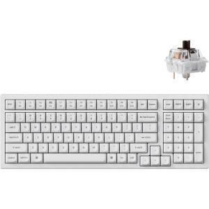 Keychron K4 Pro QMK/VIA Custom Wireless Mechanical Keyboard, Programmable Hot-swappable 100 Keys, RGB Backlight Wired Gaming Keyboard with K Pro Brown Switches for Mac/Windows/Linux(Brown Switch)