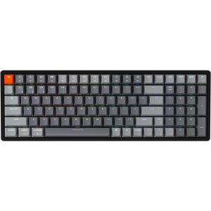 Keychron K4 Wireless Bluetooth/USB Wired Gaming Mechanical Keyboard, Compact 100 Keys RGB LED Backlit Gateron Brown Switch N-Key Rollover, Aluminum Frame for Mac Windows, Version 2(Hot-swappable Red Switch)