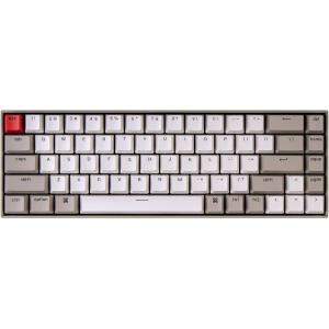 Keychron K6 Hot-Swappable Wireless Mechanical Keyboard for Mac, 65% Compact 68 Keys, Bluetooth, Multitasking, Type-C Wired Gaming Keyboard for Windows Non-Backlit with Keychron Blue Switch