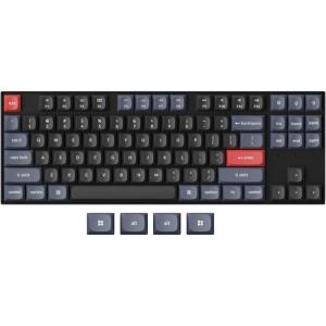 Keychron K8 Pro QMK/VIA Wireless Mechanical Keyboard, Hot-Swappable TKL Custom Programmable Macro Wired Keyboard with Gateron G Pro Brown Switch, White Backlit, PBT Keycaps for Mac Windows Linux(Hot-Swappable Gateron G Pro Red Switch)