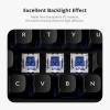 Kailh Box Navy Mechanical Switch Set – 110PCS Clicky Switches, 75g Actuation Force, 3.6mm Travel, MX-Style Stem, 3-Pin, SMD LED Compatible, for Typists, DIY Builds & Custom Keyboards(75gf Box Navy)