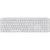 Keychron B6 Pro Ultra-Thin Wireless Keyboard, Full-Size ZMK with Numeric Keypad Quiet Typing, 2.4 GHz/Bluetooth 5.2/Wired Connection Long Battery Life, Compatible with Mac Windows Linux – Ivory White(Ivory White)