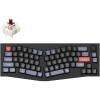 Keychron Q8 Wired Custom Mechanical Keyboard with Knob, 65% Alice Layout QMK/VIA Programmable, Hot-swappable Gateron G Pro Red Switch, Double Gasket Compatible with Mac Windows Linux (Black)(Hot-swap RGB Gateron G Pro Brown Switch)