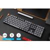 Keychron K5 Max Ultra-Slim Wireless Custom Mechanical Keyboard, QMK/VIA Programmable 3-Mode Bluetooth/2.4 GHz/Wired with White Backlight Low Profile Gateron Brown Switch, PBT Keycaps for Mac Win Linux(Gateron Red Switch)