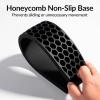 Ergonomic Silicone Wrist Rest for Keychron K12 / Q4 / Q60 / Q60 Max / Q4 Pro / Q4 HE / V4 / V4 Max, 12.04″ Honeycomb Non-Slip Palm Rest, 60% Compact Mechanical Keyboard Support with Typing Pain Relief