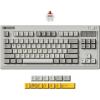 Keychron R3 Retro Wireless Mechanical Keyboard, 80% TKL Hot Swappable RGB Tactile Super Brown Switch, QMK Tri-Mode(2.4 GHz/Bluetooth/Wired), Compatible with Mac PC Linux(Keychron Super Red Switch)