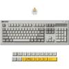 Keychron R6 Retro Wireless Mechanical Keyboard, 100% Full Size Hot Swappable RGB Super Banana Switch, QMK Tri-Mode(2.4 GHz/Bluetooth/Wired), Compatible with Mac PC Linux(Keychron Super Banana Switch)