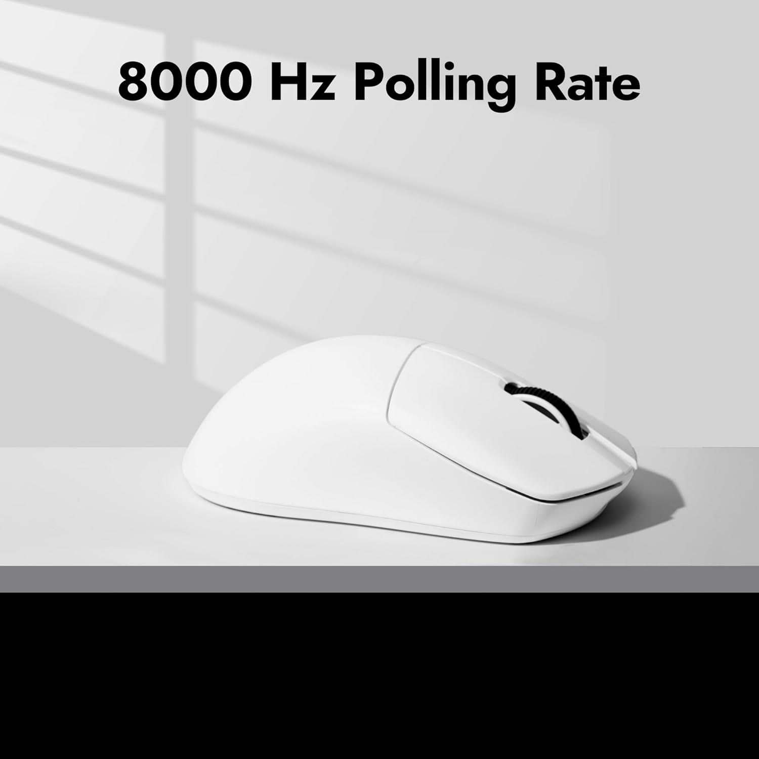 imageLEMOKEY G1 8K Wireless Bluetooth 5124 GHzWired Optical Mouse UltraLightweight 55g Programmable PixArt 3950 Sensor with up to 2600030000 DPI 650750 IPS for Windows Mac Linux BlackWhite