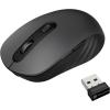 Keychron BM25 Silent Wireless Mouse, Ergonomic Rechargeable Mice with Tri-Mode, 2.4G/Bluetooth 5.2/Wired, 1000Hz Polling Rate, Adjustable DPI, Programmable for Mac, Windows, Linux – Space Gray(Black)