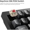 Keychron V3 Ultra TKL Mechanical Keyboard Wireless, ZMK Custom 8K Polling Rate, 2.4 GHz/Bluetooth/Wired with RGB Backlit, Pre-Lubed Silk POM Brown Switch Hot-Swappable for Mac Windows Linux(Banana Switch)
