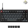 Keychron V1 8K 75% Wired Mechanical Keyboard with Programmable Knob, OSA PBT Keycaps, Hot-swappable with Keychron Super Brown Switchs, 8000 Hz Polling Rate, RGB Backlit for Mac Windows Linux(Keychron Banana Switch)