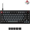 Keychron V1 8K 75% Wired Mechanical Keyboard with Programmable Knob, OSA PBT Keycaps, Hot-swappable with Keychron Super Brown Switchs, 8000 Hz Polling Rate, RGB Backlit for Mac Windows Linux(Keychron Red Switch)