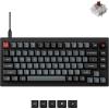 Keychron V1 8K 75% Wired Mechanical Keyboard with Programmable Knob, OSA PBT Keycaps, Hot-swappable with Keychron Super Brown Switchs, 8000 Hz Polling Rate, RGB Backlit for Mac Windows Linux(Keychron Brown Switch)
