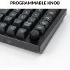 Keychron Q0 Plus Wired Full Aluminum Custom Number Pad, QMK/VIA Programmable Macro with Hot-swappable Gateron G Pro Brown Switch Compatible with Mac Windows Linux (Black)(Hot-swap Gateron G Pro Brown Switch)