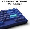 Keychron Q10 Wired Custom Mechanical Keyboard Knob Version, 75% Alice Layout QMK/VIA Programmable Macro with Hot-swappable Gateron G Pro Brown Switch Compatible with Mac Windows Linux (Blue)(Hot-swap Gateron G Pro Brown Switch-B)