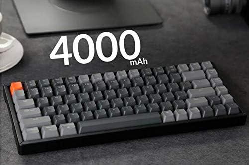 imageKeychron K2 Version 2 Wireless Gaming Mechanical Keyboard BluetoothUSB Wired Compact 84 Keys RGB LED Backlit NKey Rollover Aluminum Frame for Mac Windows Gateron G Pro Brown SwitchGateron Brown Switch2
