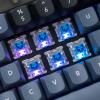 Keychron V2 Wired Custom Mechanical Keyboard Knob Version, 65% Layout QMK/VIA Programmable with Hot-swappable K Pro Brown Switch Compatible with Mac Windows Linux (Frosted Black-Translucent)(Hot-swap Keychron K Pro Blue Switch)