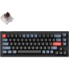 Keychron V2 Wired Custom Mechanical Keyboard Knob Version, 65% Layout QMK/VIA Programmable with Hot-swappable K Pro Brown Switch Compatible with Mac Windows Linux (Frosted Black-Translucent)(Carbon Black – Solid)