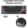 Keychron K6 Pro Wireless Custom Mechanical Keyboard, QMK/Launcher Programmable Macro, Hot-Swappable Keychron K Pro Red Switch Keyboard, 65% Layout RGB Backlit Office Keyboard for Mac Windows Linux(Hot-swappable Keychron K Pro Red Switch)