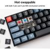 Keychron K6 Pro Wireless Custom Mechanical Keyboard, QMK/Launcher Programmable Macro, Hot-Swappable Keychron K Pro Red Switch Keyboard, 65% Layout RGB Backlit Office Keyboard for Mac Windows Linux(Hot-swappable Keychron K Pro Brown Switch)