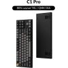 Keychron C1 Pro QMK/VIA Custom Wired Mechanical Keyboard, TKL Layout 87-Keys Programmable PBT Keycaps RGB Backlight K Pro Brown Switch for Mac Windows Linux(Brown Switch)